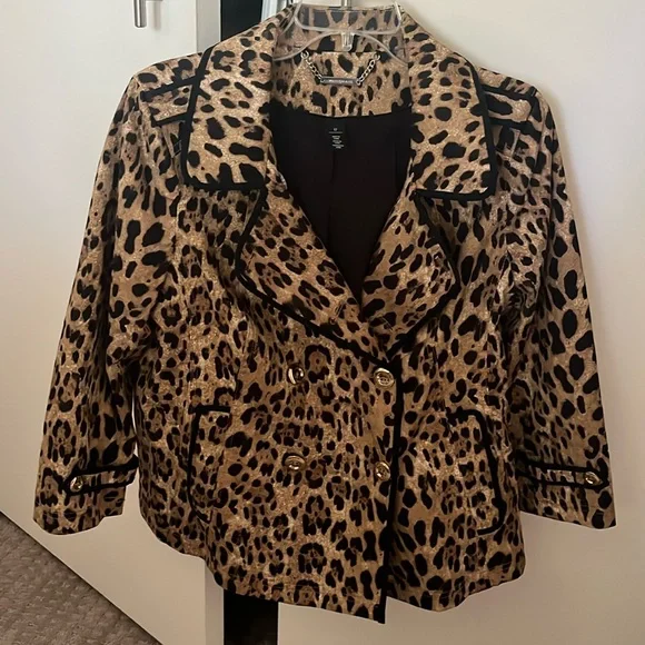 WHBM SWING LEOPARD COAT BNWT 12 - Picture 2 of 10